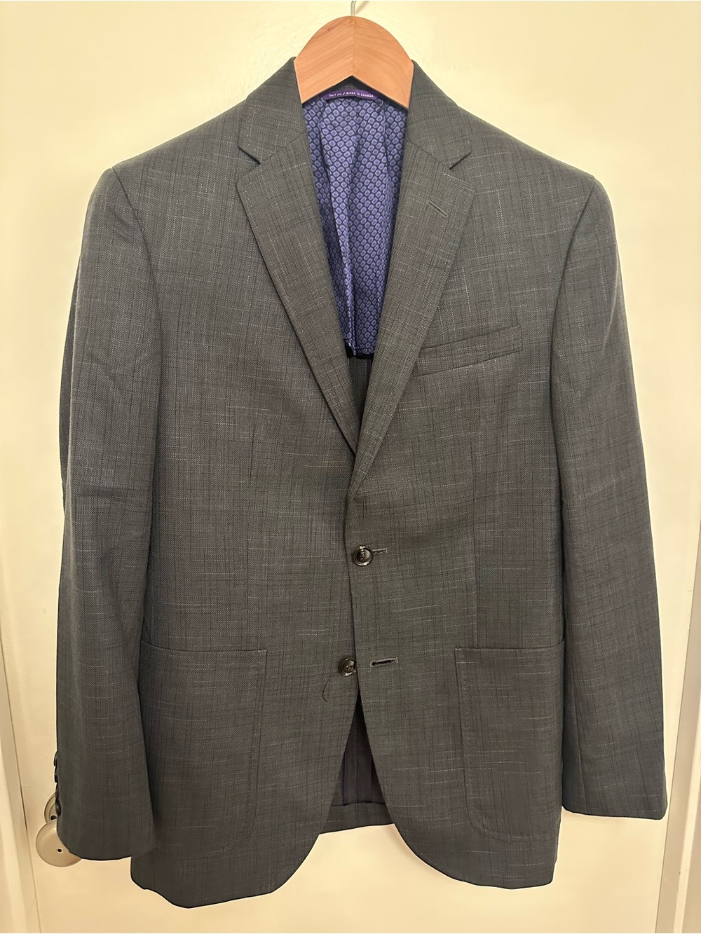 Ted Baker London Endurance 38R Gray Sport Coat Blazer